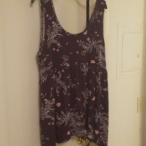 Torrid babydoll tank